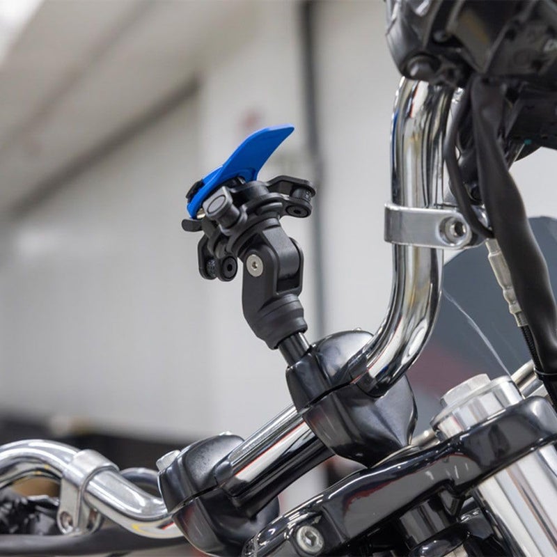 QUAD LOCK Motorcycle Handlebar Clamp Bolt Mount for iPhone, Samsung Galaxy Google Pixel Smartphone - Image 2