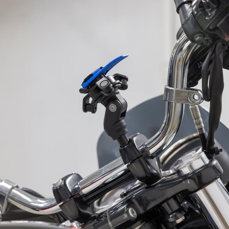 QUAD LOCK Motorcycle Handlebar Clamp Bolt Mount for iPhone, Samsung Galaxy Google Pixel Smartphone - Image 4