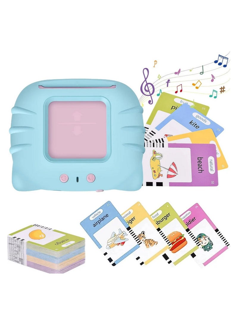 Arabic and English speaking flash cards, children's game 1 2 3 4 5 6 years old, educational toys, Montessori educational game 112 sheets 224 words, gift for the child's birthday... - Image 1