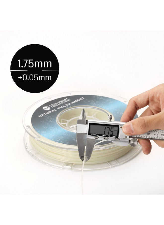 SainSmart - SainSmart 1.75mm PVA Dissolvable 3D Printers Filament, Upgrade Water Soluble Support Filament for 3D Printers -0.5kg/1.1lbs (Natural), Dimensional Accuracy +/- 0.05mm - Image 1