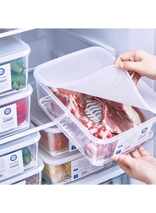 Pakchoice Refrigerator Storage Box, Food Preservation Container, Antibacterial Grade, For Refrigerator And Freezer, Dumpling Storage Box, Freezer Storage Container - Image 5
