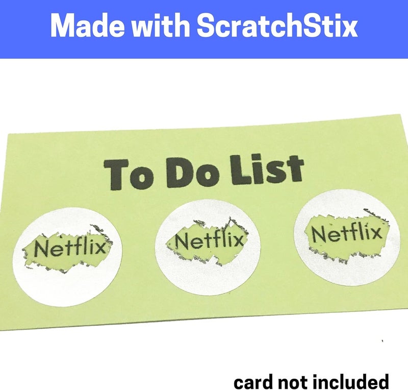ScratchStix 900 Pack, 1" Scratch Off Stickers Labels, Round Circle - Silver - Image 5