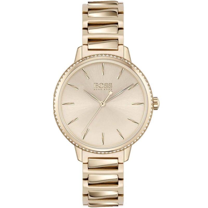 Hugo Boss Women’s Watch – Model 1502540 | Elegant Rose Gold Signature Design - Image 1