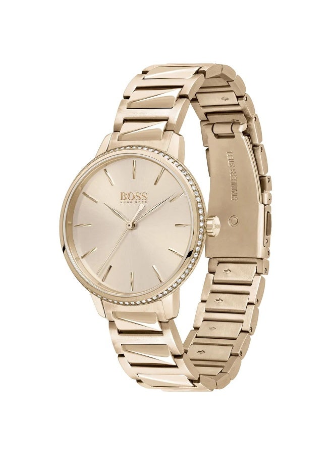 Hugo Boss Women’s Watch – Model 1502540 | Elegant Rose Gold Signature Design - Image 2