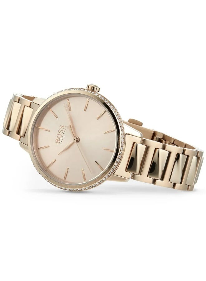 Hugo Boss Women’s Watch – Model 1502540 | Elegant Rose Gold Signature Design - Image 5
