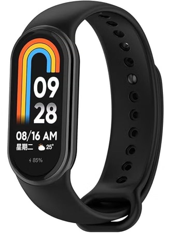 Silicone Strap Compatible for Xiaomi 10/9/8 Adjustable Sport Wrist Strap for Women Men for Xiaomi Mi Band 8/9/10 Smart Watch - Image 3