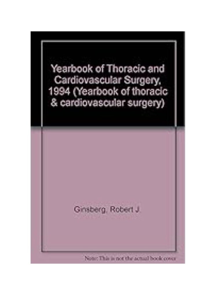 Year Book of Thoracic and Cardiovascular Surgery