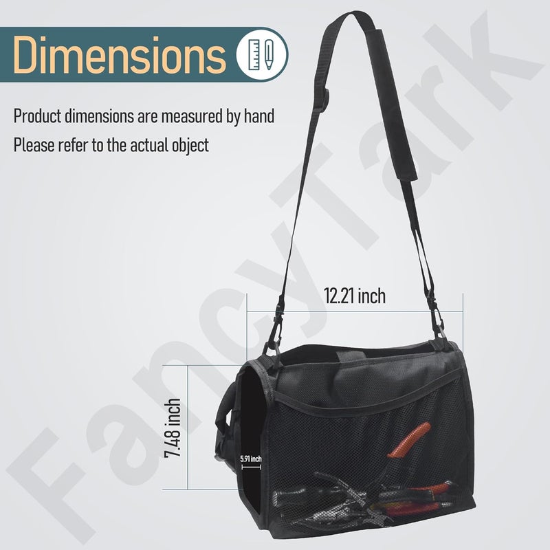 FancyTark CH01005 Carrying Vacuum Bag Black for Porta Power CH30000 Vacuum, Its Padded Adjustable Waist Strap - Image 2
