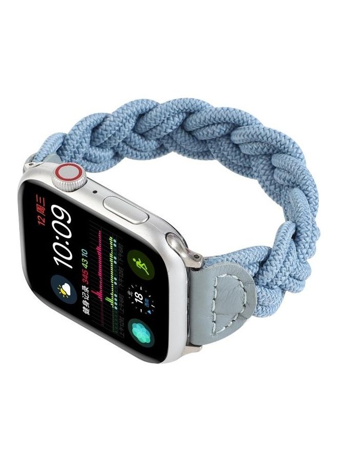 NIBEMINENT Elastic Woven Watchband Sky Blue - Image 4