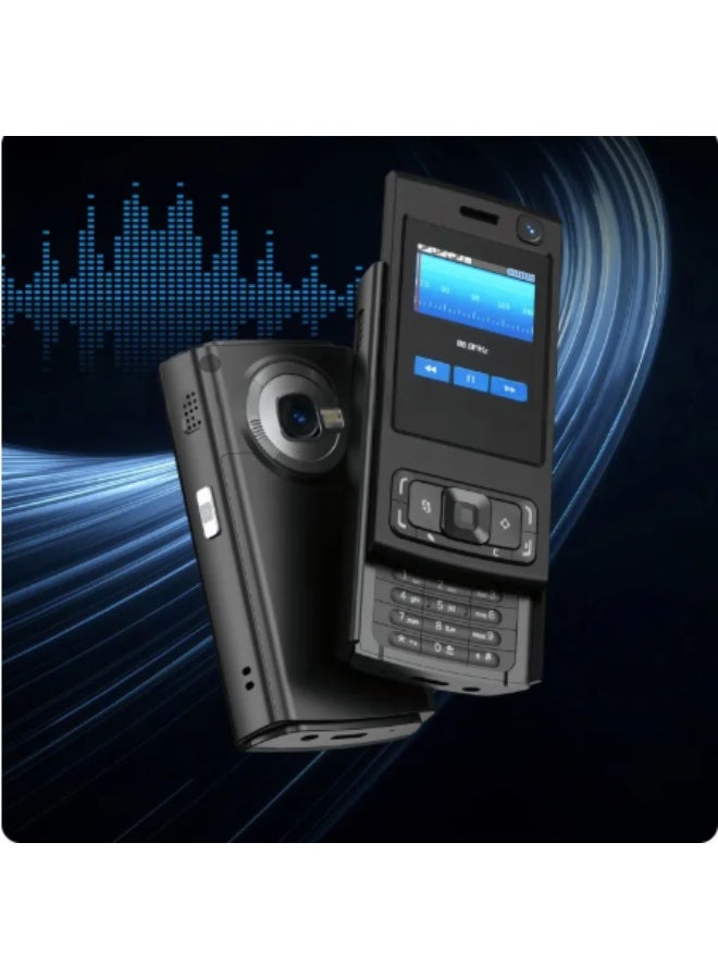 Hope N95 Pro Mini Pocket Mobile Phone Sliding Design 2 SIM Standby 2.0 Inch Screen Flashing Light Call Recording Small Button Phone - Image 1