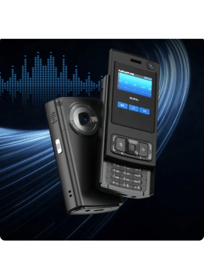 Hope N95 Pro Mini Pocket Mobile Phone Sliding Design 2 SIM Standby 2.0 Inch Screen Flashing Light Call Recording Small Button Phone - Image 4