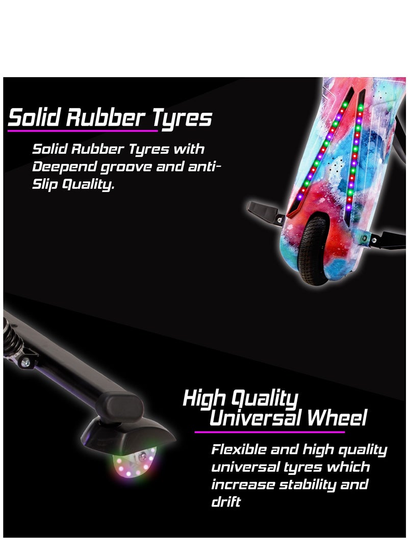 MYTOYS 36V Drifting Scooter 3 Wheel Electric Scooter - 3 Driving Modes- Bluetooth- Speaker- Lights - Shock Absorber Safety Gears Speed Up To 20KM/h - Image 4