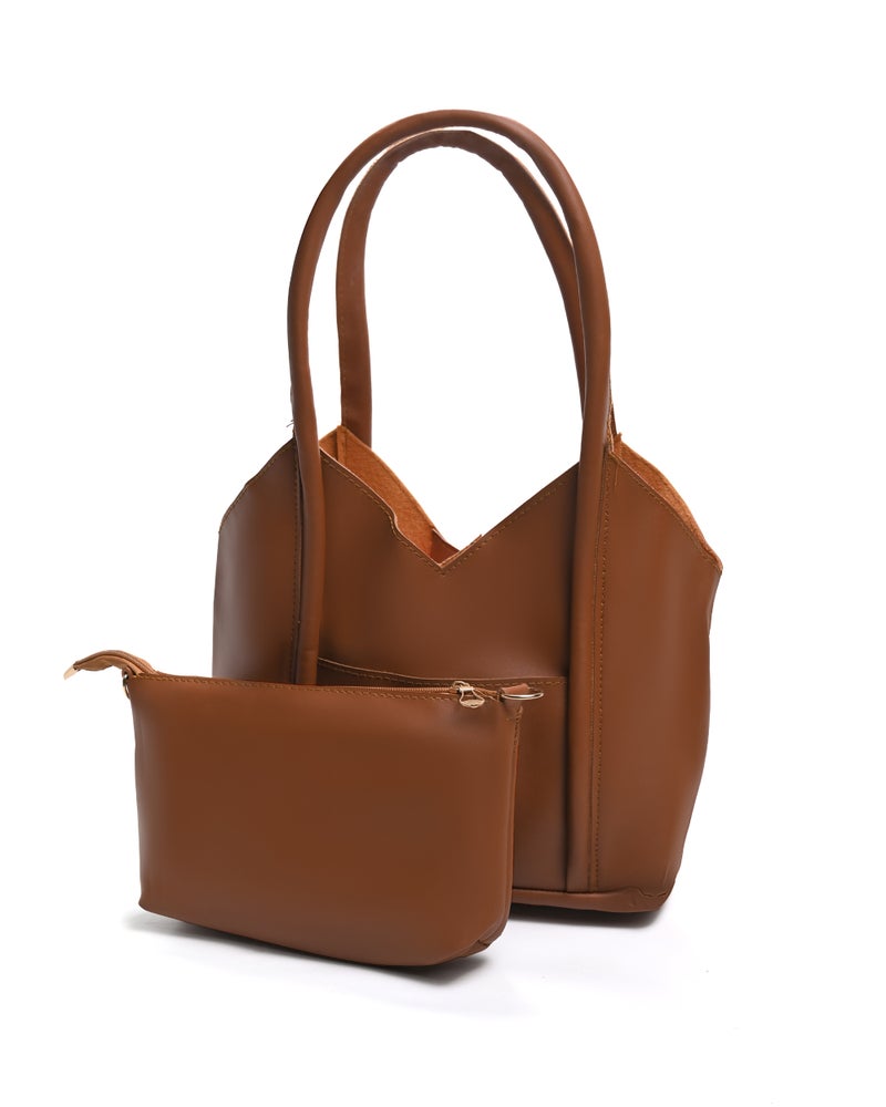 حقيبة كتف جلد – تصميم عصري - Image 1