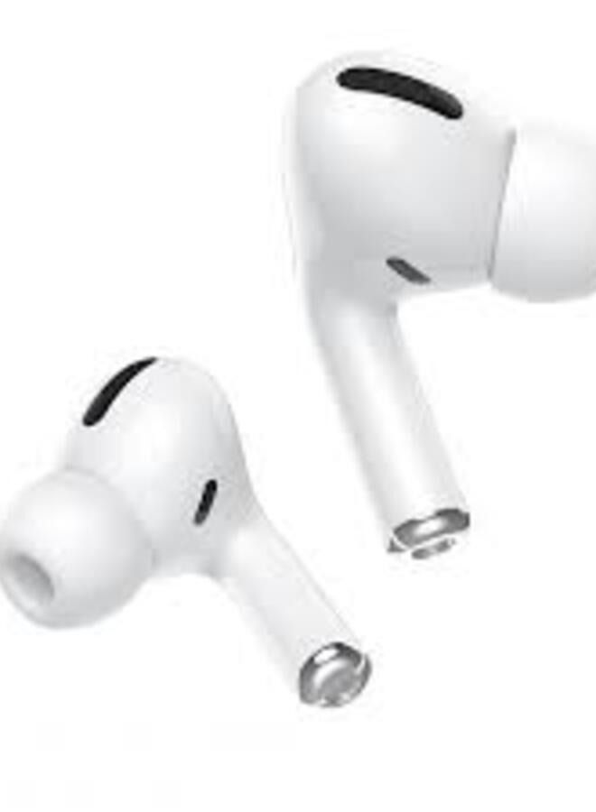 BOROFONE سماعات أذن لاسلكية بيضاء مع خاصية إلغاء الضوضاء