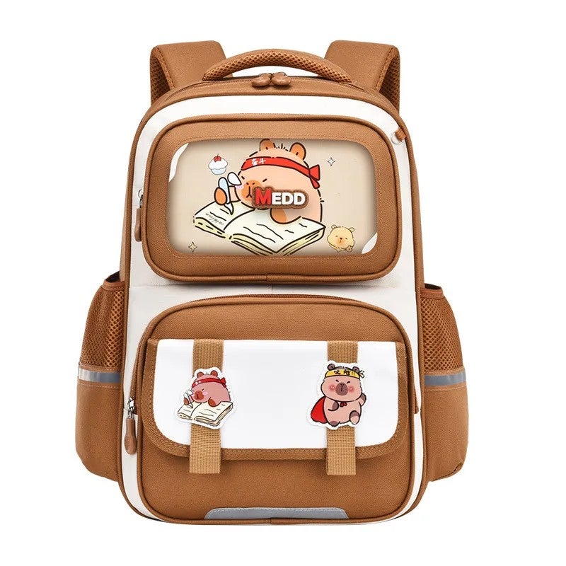 Bluejw Large-Capacity Lightweight Waterproof Oxford Backpack for Female New Primary School Students 1-3-6 Grade Multi-Compartment - Image 2