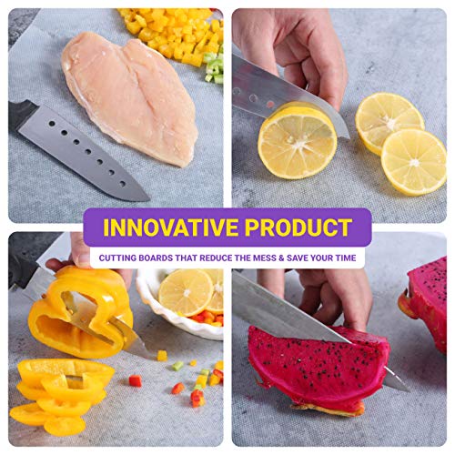 OutFormal Disposable Plastic Cutting Board Sheets for BBQ & Camping - Large Flexible Chopping Boards - Cutting Mats for Kitchen and Outdoor 32' - Image 4