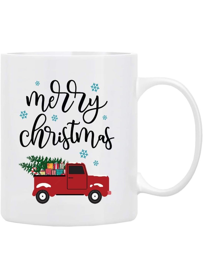 Christmas Coffee Mug, Holiday Coffee Mug ‘’MERRY CHRISTMAS’’, Funny Christmas Movie Mugs from family, friends – Mug