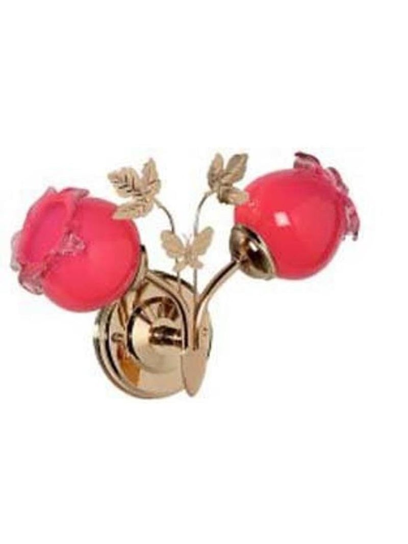 AFAST New Sconce Colorful Hand Decorative Glass Wall Lamp with All Fitting Fixture Set of 2 Lamps 7WACMulticolour - Image 1