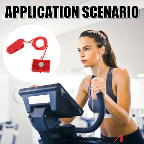 Gosknor Treadmill Magnet Safety Key Replacement, 1.6x1.1in Magnetic Safety Switch Universal Treadmill Emergency Stop Magnet for Running Machines Treadmills (Square) - Image 5