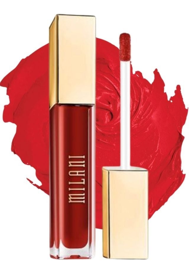 Milani Amore Matte Lip Crème, Shade 33 Fixation, 6g - Long-Lasting, Full Coverage Matte Liquid Lipstick - Image 1
