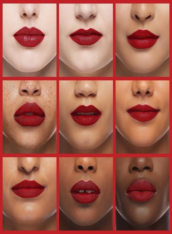Milani Amore Matte Lip Crème, Shade 33 Fixation, 6g - Long-Lasting, Full Coverage Matte Liquid Lipstick - Image 4