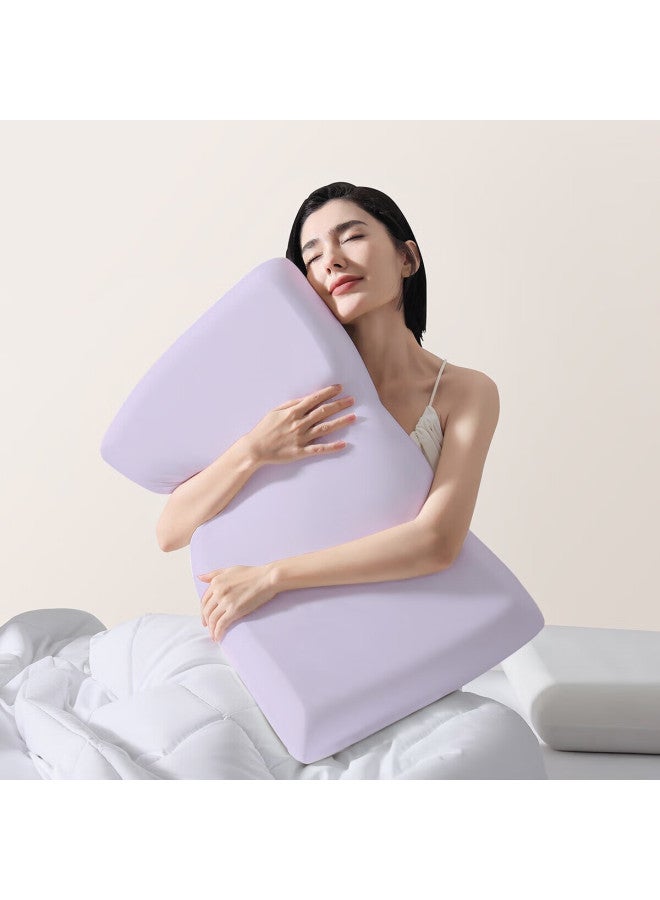 Mlily Zero Pressure Memory Foam Pillow, Deep Sleep Cervical Support Pillow, Sleep Aid Pillow, S Upgraded Version, Double-sided For Sleeping - Image 4