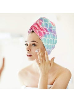 Oasisgalore 3-Pack Kids' Microfiber Hair Towel- Soft, Absorbent, Quick-Dry Turban with Button, Anti-Frizz  - Image 5