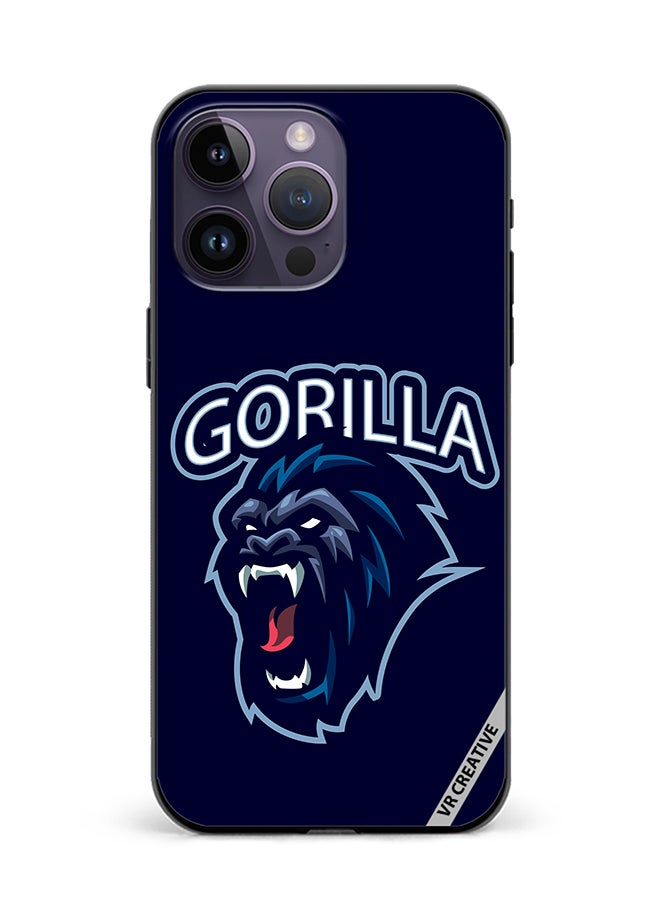 VR CREATIVE Protective Case Cover For Apple iPhone 15 Pro Max Gorilla Design Multicolour - Image 1