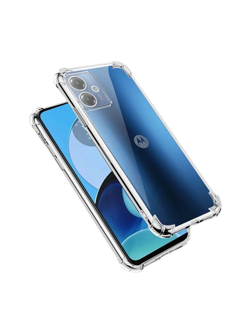 Techie غطاء حماية شفاف من TPU لحواف موتورولا موتو G54 5G مع حماية عدسة الكاميرا - Image 2