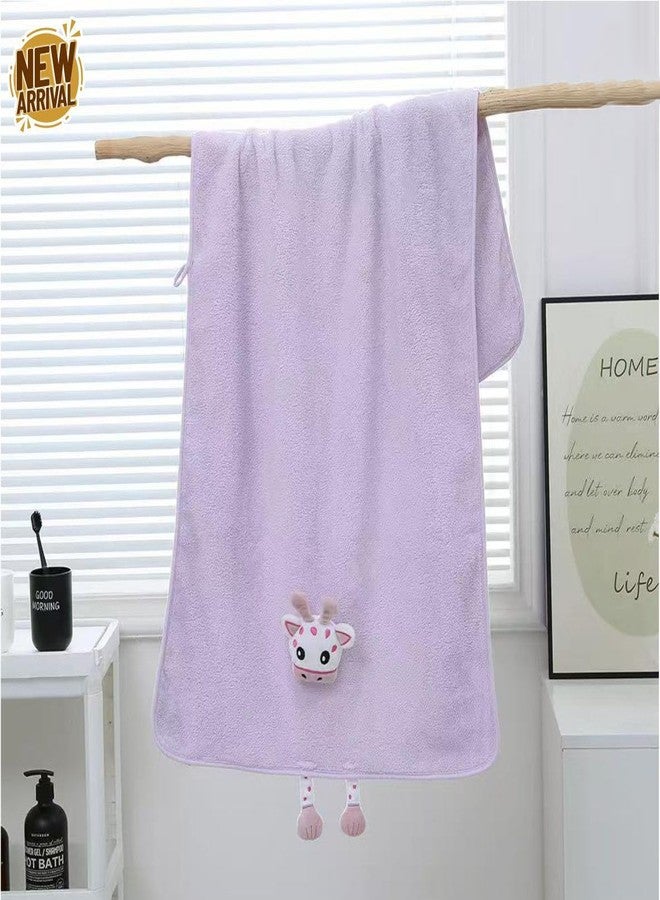 Closecret Newborn Baby Bath Towel Soft & Absorbent Premium Microfiber Cotton Towels for Babies, Toddlers - Ideal for Daily Use (Multicolor) 50 x 100 cm (3) - Image 5
