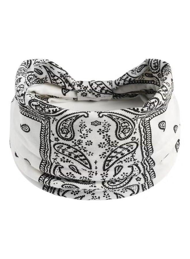 YelaJoy 4Pcs Wide Knotted Stretch Boho Headbands, Non-Slip Head Turban, Yoga Sports Hair Accessories for Women Girls - Image 4