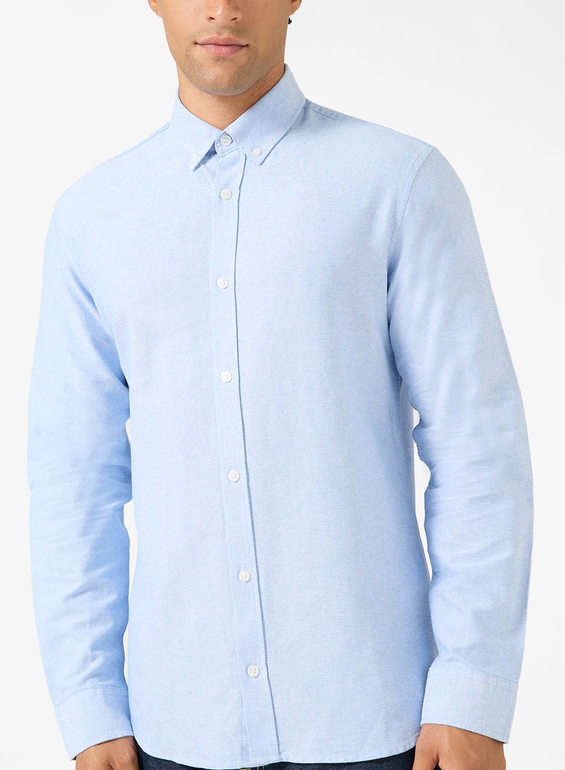 JJ Rebel Solid Long Sleeve Button Down Shirt - Image 3