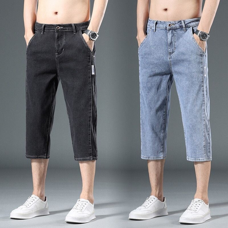 Unisex Classic Denim Jeans Loose Fit Daily Outdoor Wear - Image 2