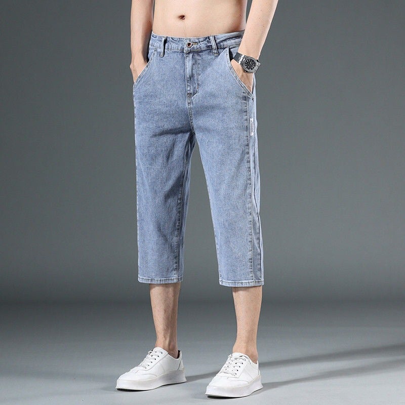 Unisex Classic Denim Jeans Loose Fit Daily Outdoor Wear - Image 3