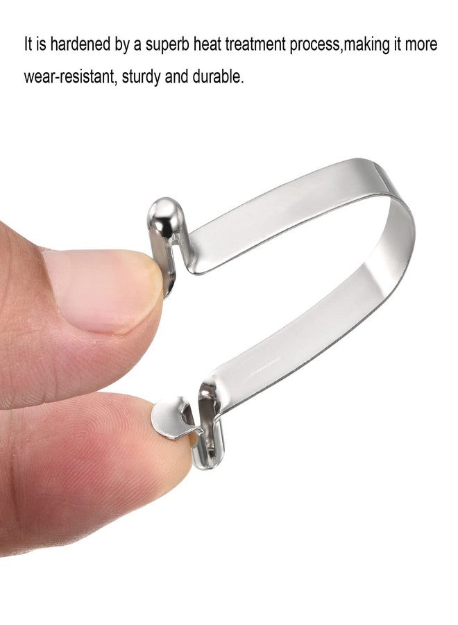 PATIKIL 8.5x6mm Kayak Paddle Snaps, 8 Pack Pole Push Button Spring Clips Steel Hollow Button Locking Tube Double Pins for Camping Awning Tent Pole - Image 4