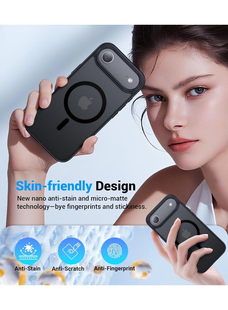 Magnetic for iPhone 17 Pro Max Case, [Anti-Slip] [Grade Drop Protection] [Camera Protection] Skin-Friendly Slim Matte Shockproof Protective Case for iPhone 17 Pro Max, - Image 5