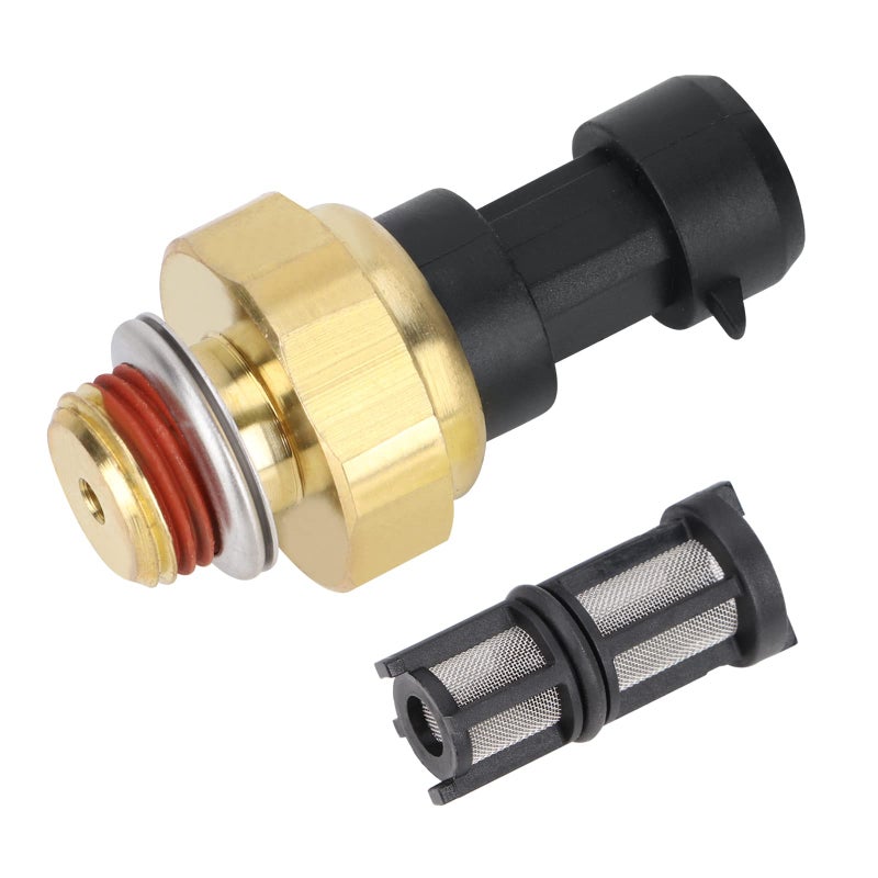 12677836 Oil Pressure Sensor with Filter Compatible with Chevy Silverado Tahoe Trailblazer GMC Sierra Yukon Cadillac Escalade Buick Engine Oil Sending Unit D1846A OPS172 PS308 12556117 12559780