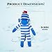 Plushland Adorable Sock Monkey The Original Traditional Hand Knitted Stuffed Animal Toy Giftfor Kids Babies Teens Girls and Boys Baby Doll Present Puppet 16 Blue - Image 4