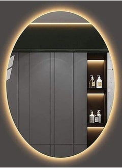  FS Illuminated Oval Bathroom Mirrors 60cm  - Image 2