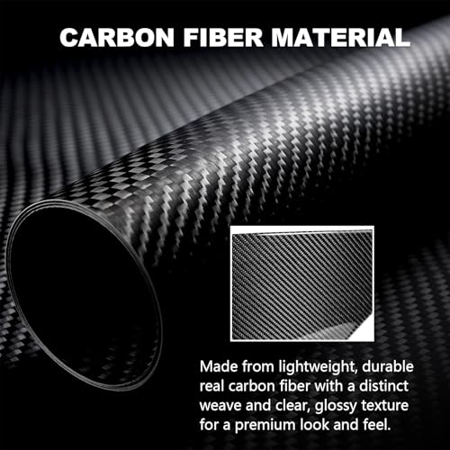 Fancemot Real Carbon Fiber Door Panel Scratch Protector Decoration Trim Compatible with 2010-2015 Chevy Camaro LS LT SS ZL1 Z/28 Interior Accessories - Image 5