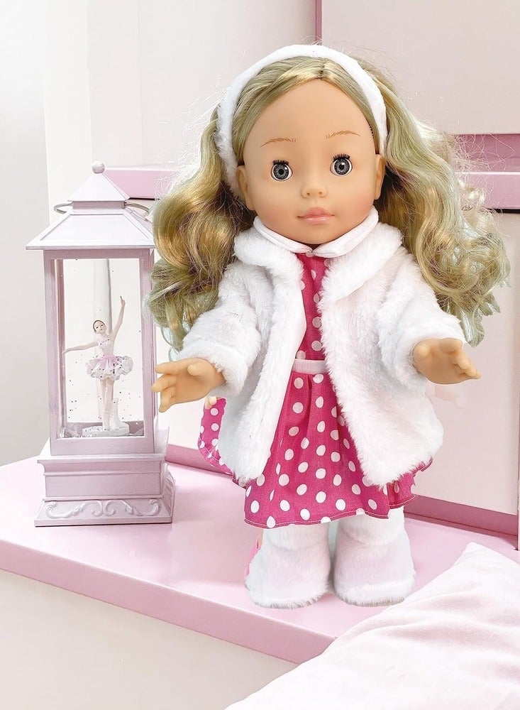 Dimian Dimian - Bambolina Molly Walking Doll With Extra Dress 33cm - BD1226 - Image 2