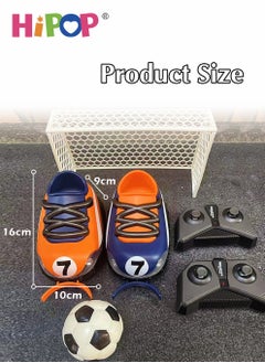 HIPOP Remote Control Car For Football Competition Two Pack Set,Shoe Type RC Car,World Cup Celebration Items,2.4G Interactive With Cool Lights,Two-Person Interactive Remote Control Car  - Image 5