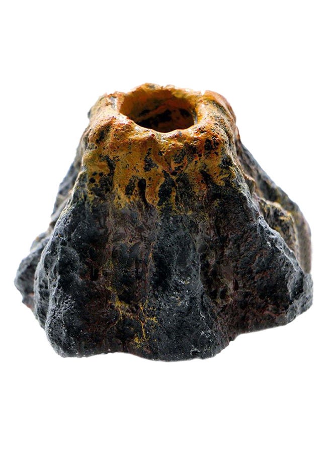 نيبمينينت مضخة أكسجين هوائية وفقاعية من الحجر بتصميم بركان جميل تصلح كزينة لحوض السمك متعدد الألوان