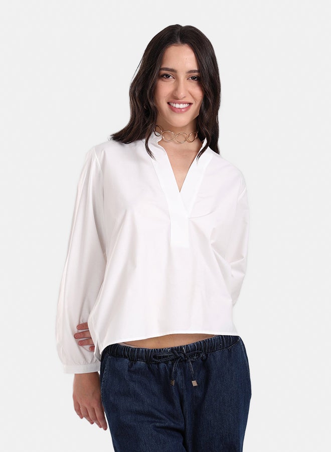 Clue Mandarin Collar Shirt - Image 1
