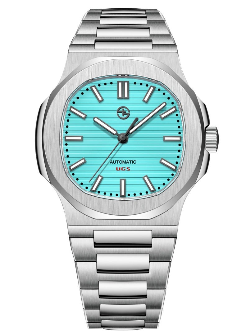 بيرسيجار ساعة Bersigar BG-1728 بتصميم فاخر من الفولاذ المقاوم للصدأ ميكانيكية مقاومة للماء - Image 1