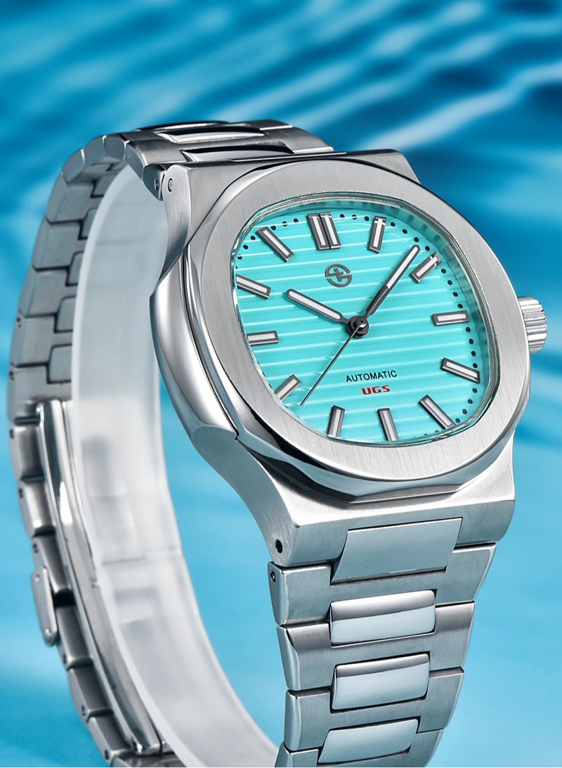 بيرسيجار ساعة Bersigar BG-1728 بتصميم فاخر من الفولاذ المقاوم للصدأ ميكانيكية مقاومة للماء - Image 3