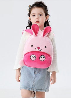 Al Aoyama Al Aoyama Cute Toddler Backpack Toddler Bag Plush Animal Cartoon Mini Travel Bag for Baby Girl Boy 2-6 Years  - Image 2