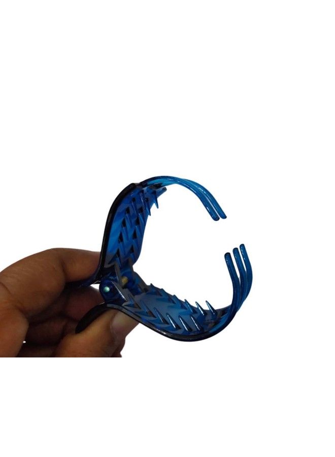 Nat Long Wide Teeth Hair Clips/Claws For Women & Girls Pack Of 4 - Image 4