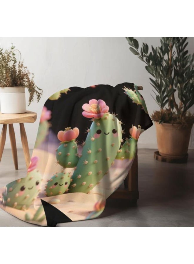 عام بطانية رقيقة من الفانيلا الكرتونية للأطفال والرضع (دافئة ومريحة، ومناسبة للنوم والألعاب) 70 سم * 100 سم - Image 1