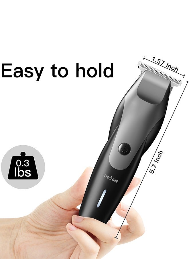 ENCHEN Hair Clippers for Men, Electric Hair Clipper USB Charging Low Noise Trimmer with 3 Limited Combs  - Image 2